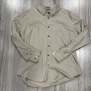 MICHAEL Michael Kors Tan Casual Button Down Shirt